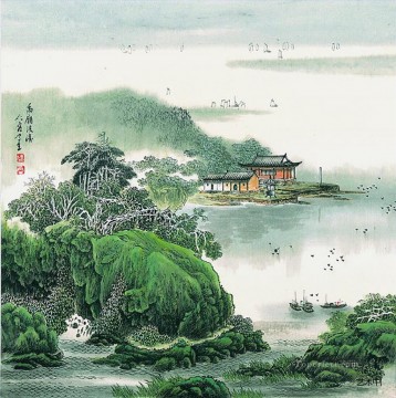 Chino Painting - Cao renrong Suzhou Park antiguo chino